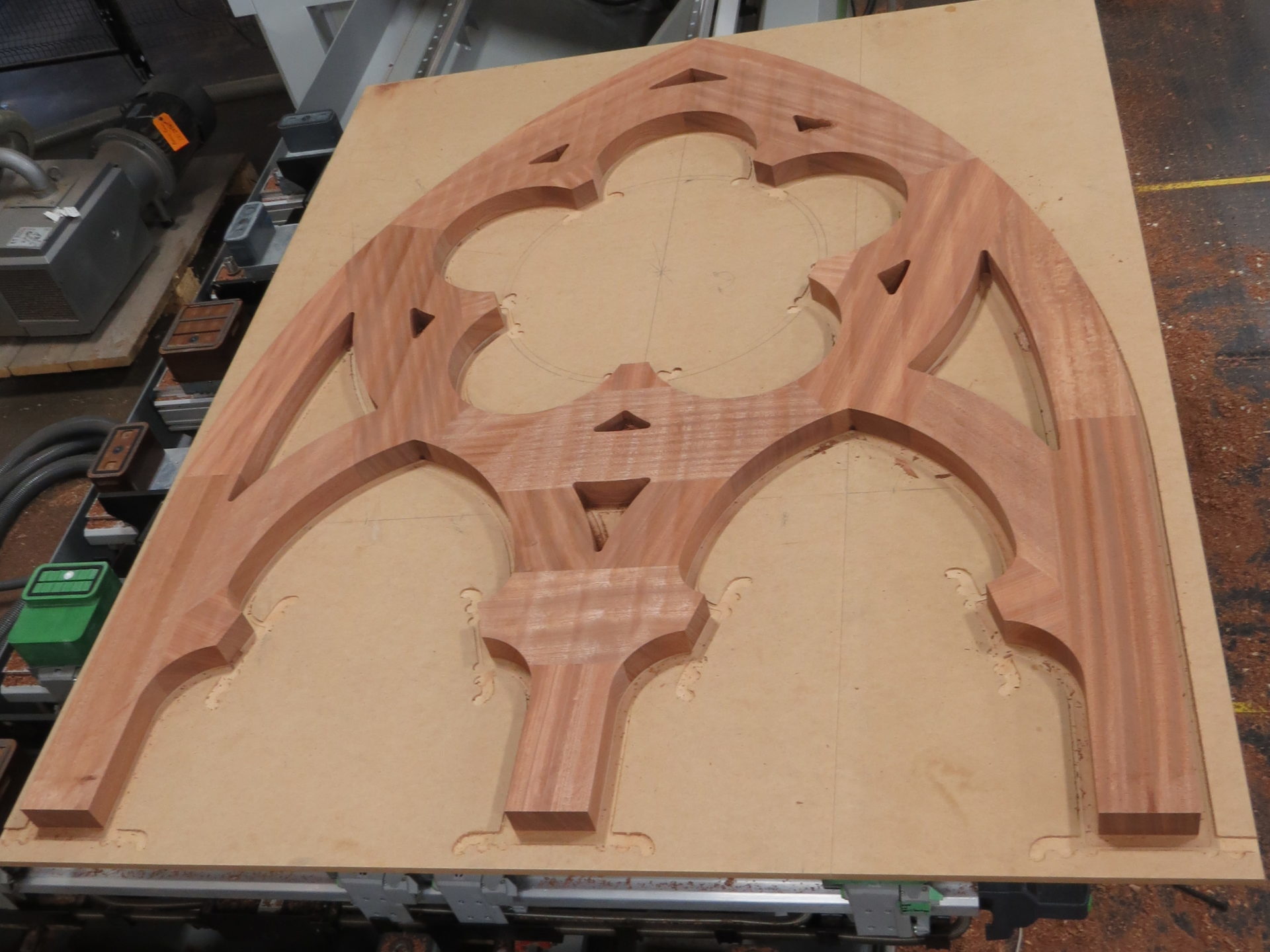 Preparing Clover Leaf Piece for CNC