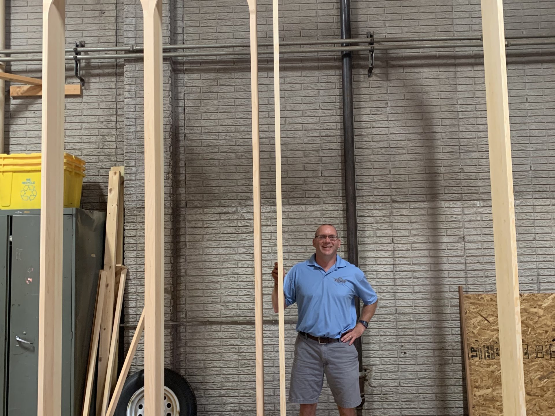 Twin fixed window and Batwing window frames