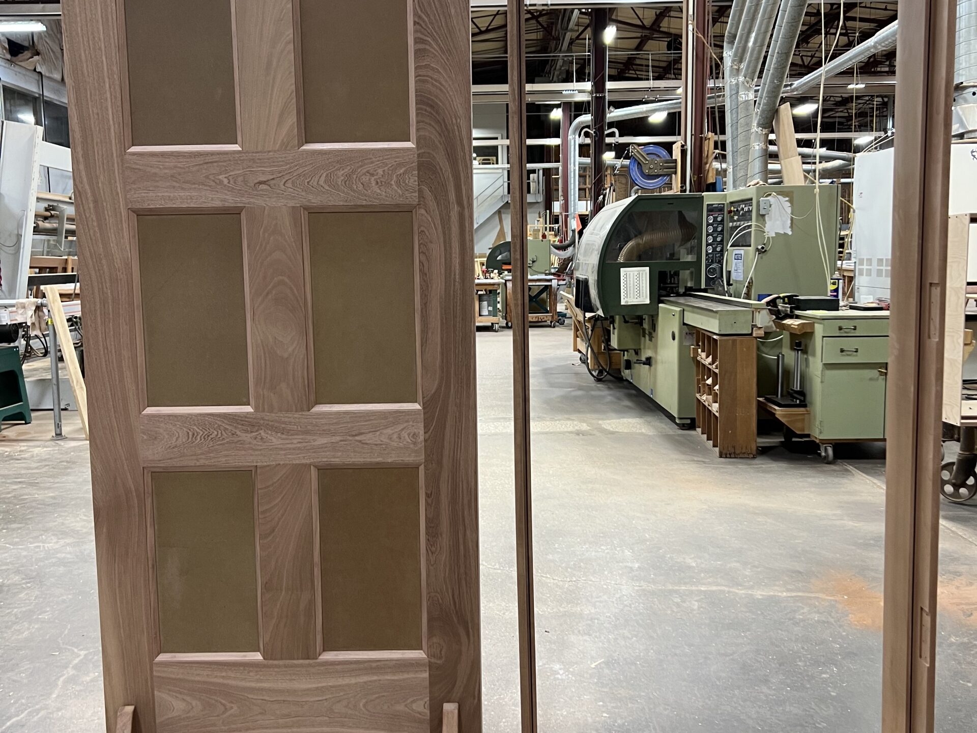 Raw University 6 Panel Door with Radius Top