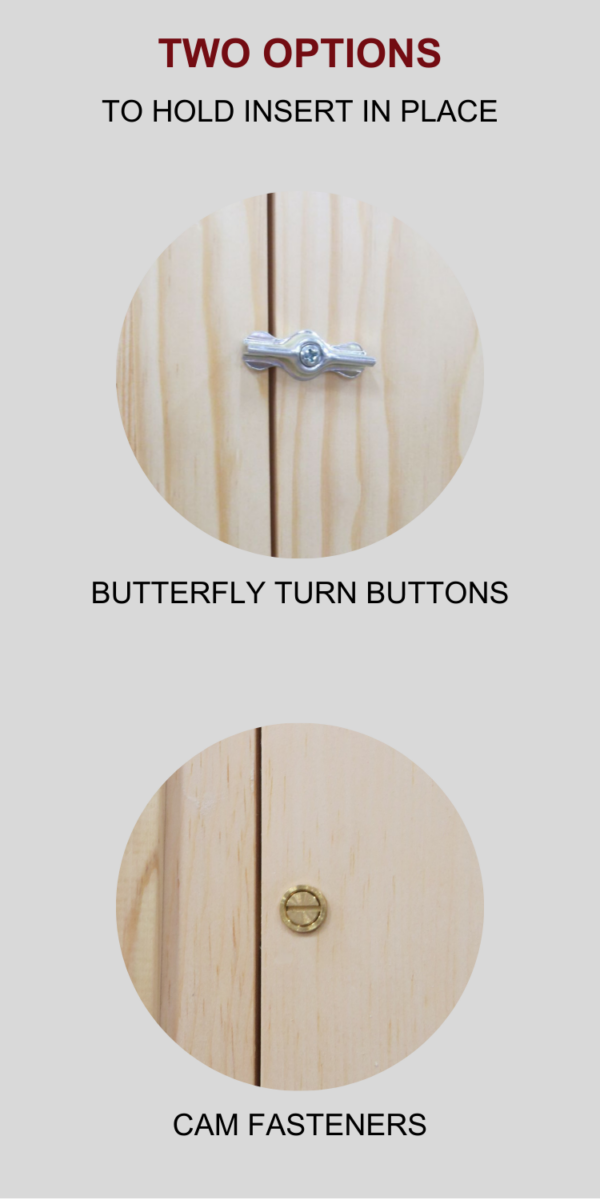 Butterfly Turn Button and Cam Fastener